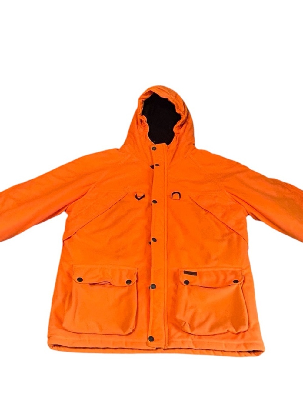 Woolrich Youth XL Blaze Orange Hooded Hunting Jacket Insulated Coat - Picture 16 of 16